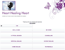 Tablet Screenshot of hearthealingheart.com